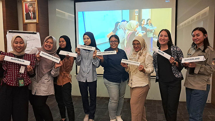 Participants during the role-playing session