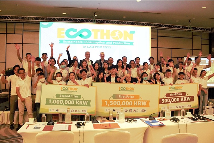 Participants in ECOTHON in Lao PDR in Vientiane