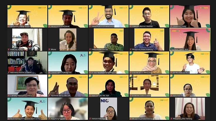 Participants in the virtual Training Course from 22nd to 24th June 2022