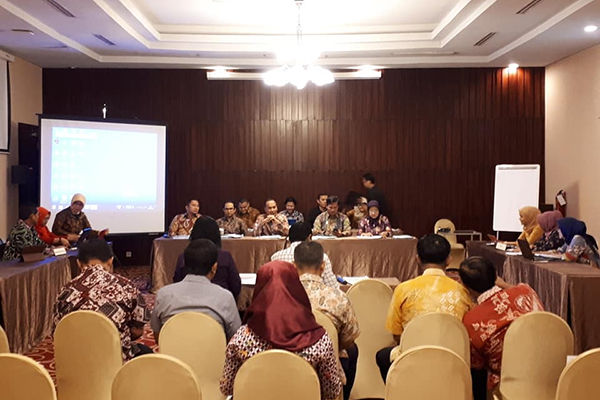 Simulation of the alternative dispute resolution hearing between the Ministry of Health and BPJS.