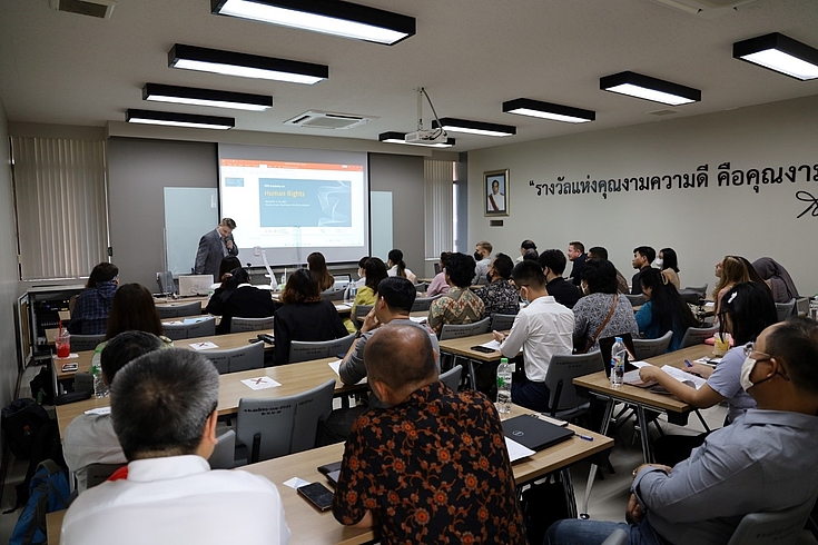 Academy on “Human Rights” was held at the Faculty of Law, Thammasat University 