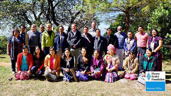 Participants and speakers of the 11th Thandaung Gyi Tourism Development Working Group Meeting.