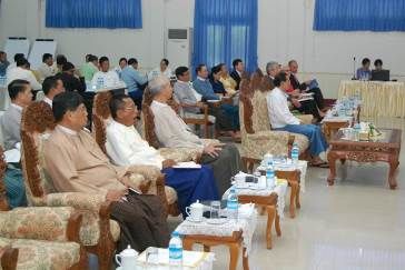 Senior Staff of the UCSB during the workshop in Naypyidaw