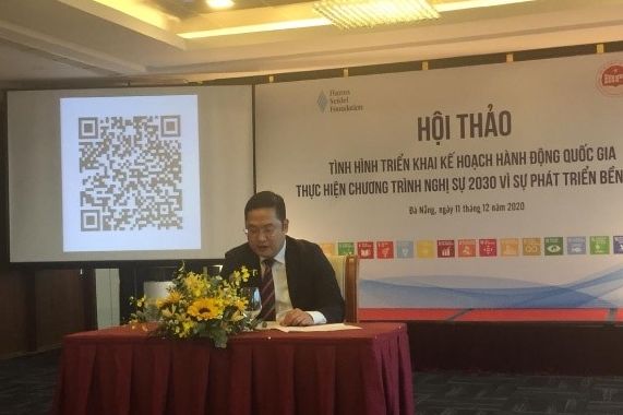 Mr Le Viet Anh – Director General of the DSENRE chaired the Regional Workshop in Danang 