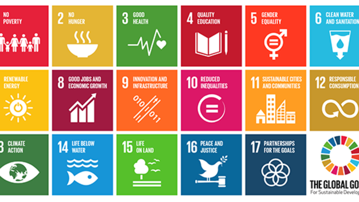 Images of the 17 Sustainable Development Goals of the United Nations
