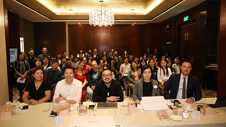 Participants in the offline Demo Day in Makati City