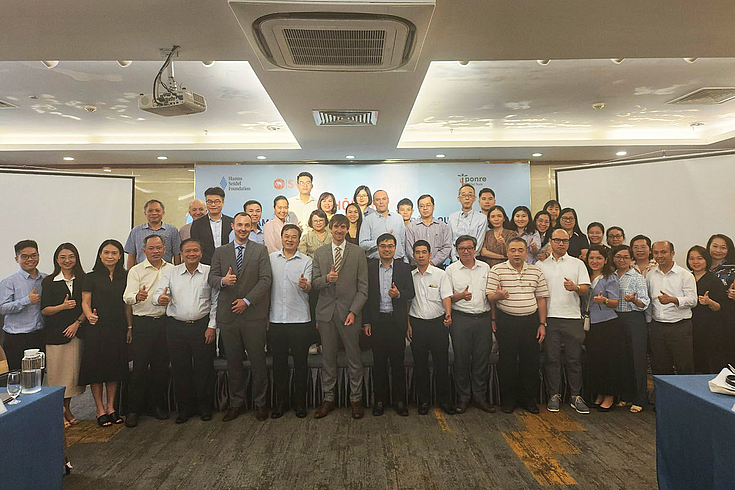 Participants of the workshop are representatives of various governmental departments, institutes, universities and international organizations in the South of Vietnam.