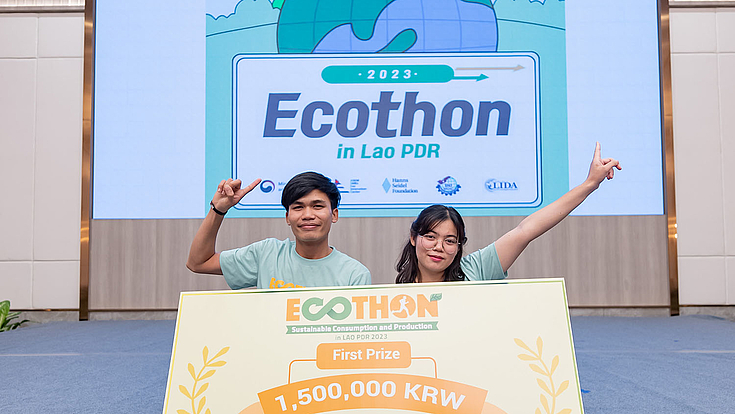 First prize winner of Ecothon in Lao PDR 2023