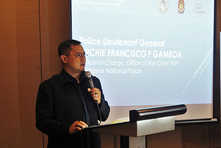 PNP Officer-in-Charge, Police Lieutenant General Archie Francisco F. Gamboa committed the continued support of the PNP for the project