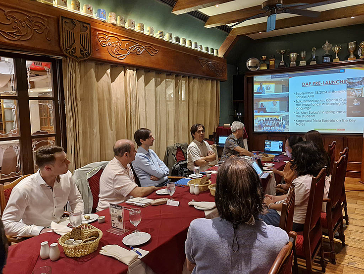 Hannsiklub gathers former Hanns Seidel Foundation scholars at its hybrid General Membership Meeting attended by Mr. Stefan Burkhardt