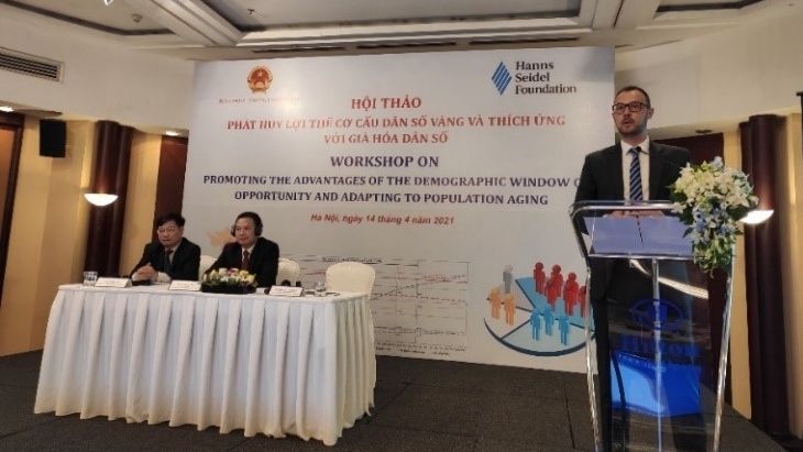 Mr. Michael Siegner – HSF Vietnam resident representative spoke at the workshop.