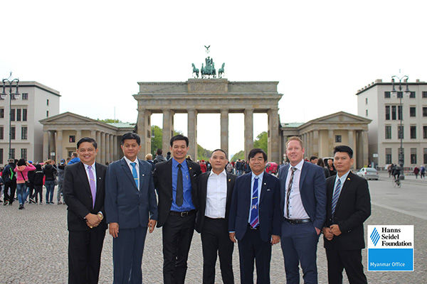 Group photo of the delegation in Berlin