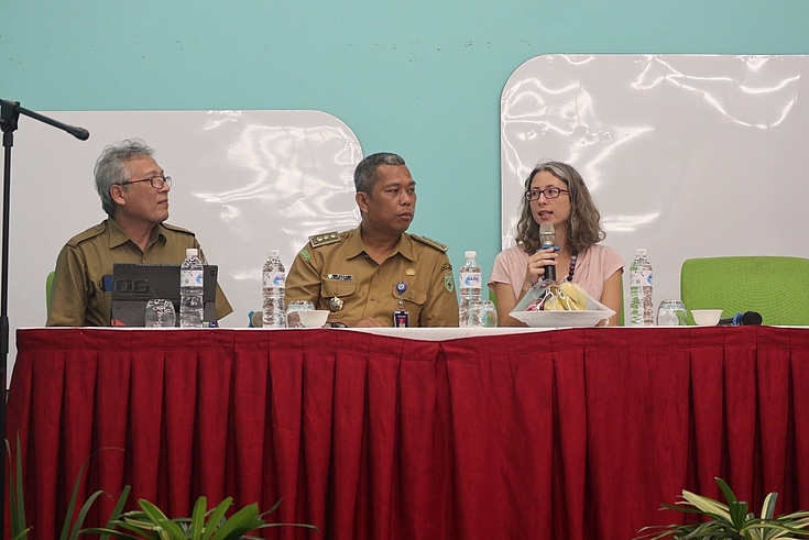 Opening session by Division Head of of Directorate of GHG Inventory of the Ministry of Environment and Forestry, Head of Provincial Ministry of Environment of South Sumatra, and Resident Representative Hanns Seidel Foundation