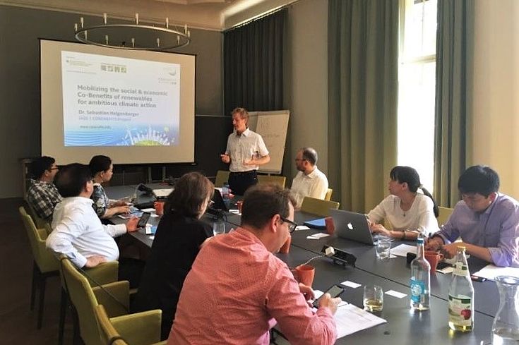 Dr Helgenberger presented IASS research project on co-benefit of renewable energies in Vietnam