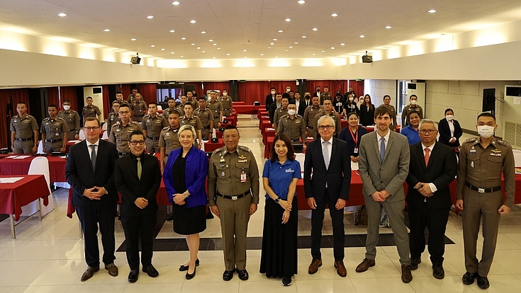 The workshop was held at the Royol Police Cadet Academy in Samphran Nakhon Pathom Thailand