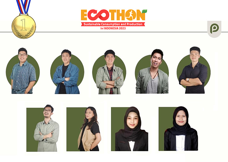 First prize winner of Ecothon in Indonesia 2023