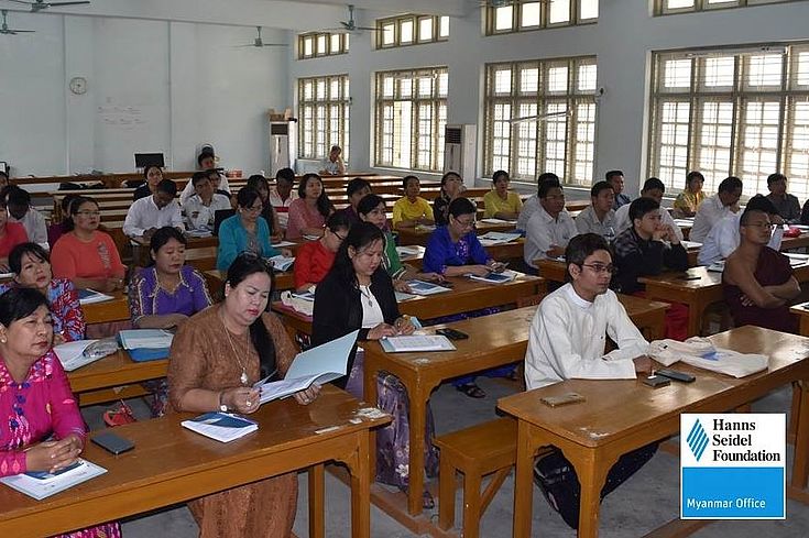 The workshop was organized at Mandalay University