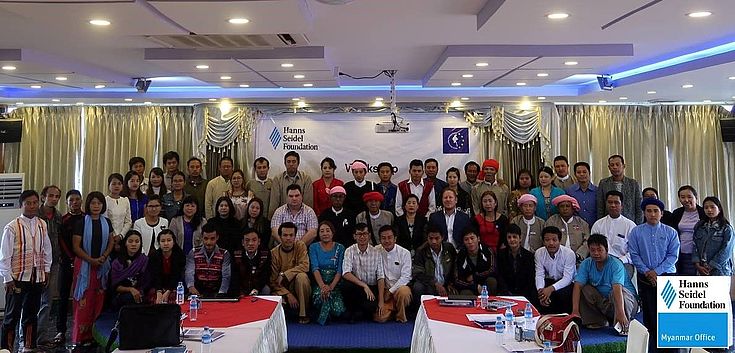 Participants of the Workshop “Federalism and Conflict Resolution” in Taunggyi.