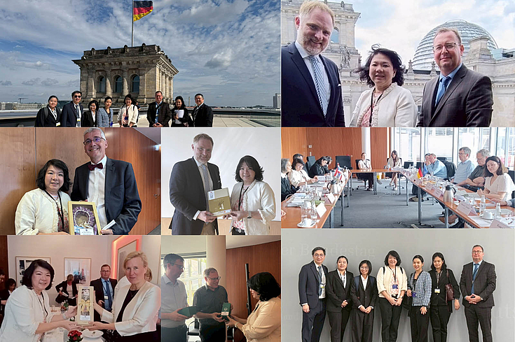 Day One of the programme at the Bundestag, Berlin, Germany