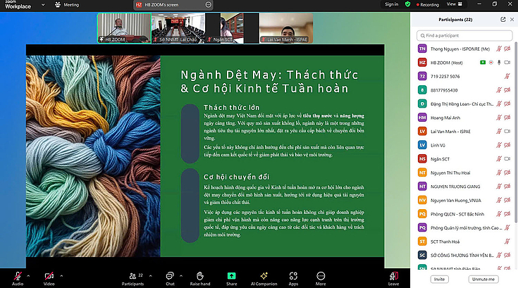 The workshop received great attention from provincial departments who are in charge of preparing Provincial Action Plan on CE