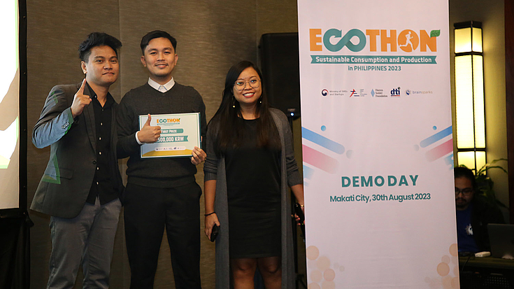 First prize winner of Ecothon in the Philippines 2023