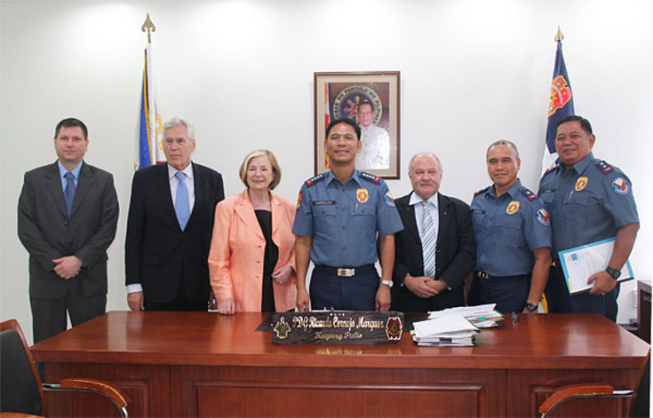 Hanns Seidel Foundation Chairwoman Meets With Philippine Police
