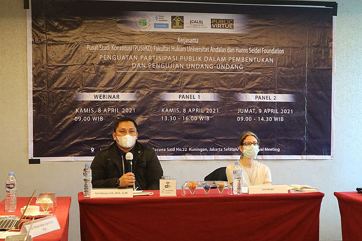 Presentation session by Mr. Feri Amsari,S.H., M.H., LL.M. expert from Andalas University