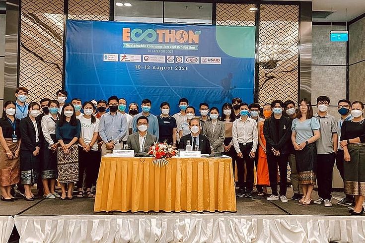 Attendees of the ECOTHON in Lao PDR 2021