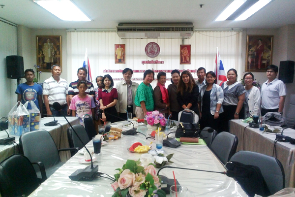 Group photo at the Phitsanulok Provincial Social Development and Human Security Office
