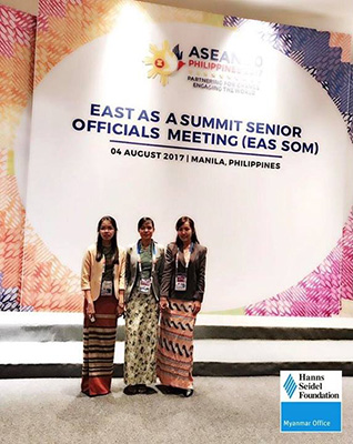 The HSF supported Delegates from MoFA attending the 50th ASEAN Foreign Ministers Meeting