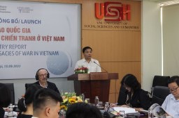 Assoc. Prof. Dr. Dao Thanh Truong – Vice Rector of VNU-USSH spoke at the launch.